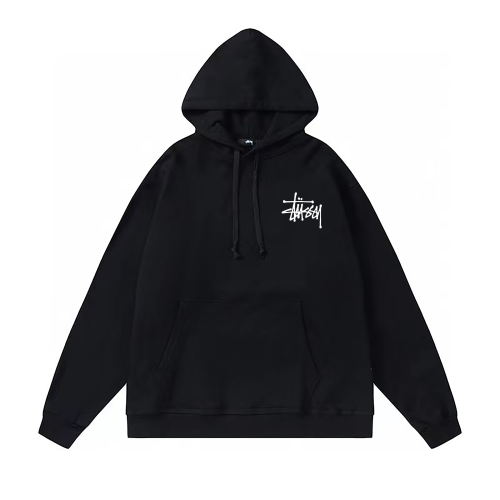 STUSSY PEGASUS PRINT HOODIE BLACK