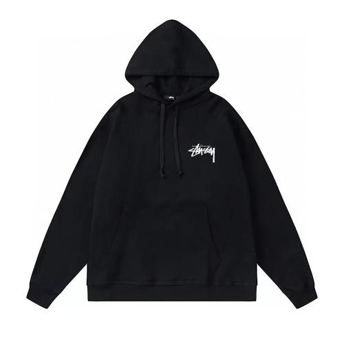 STUSSY DICE PRINT HOODIE BLACK