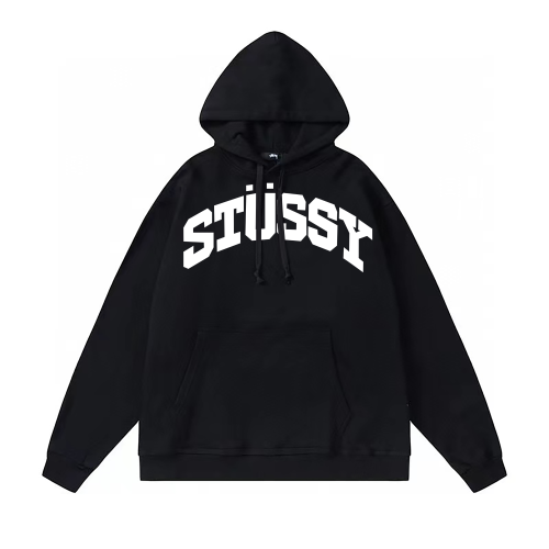 STUSSY CLASSIC HOODIE BLACK