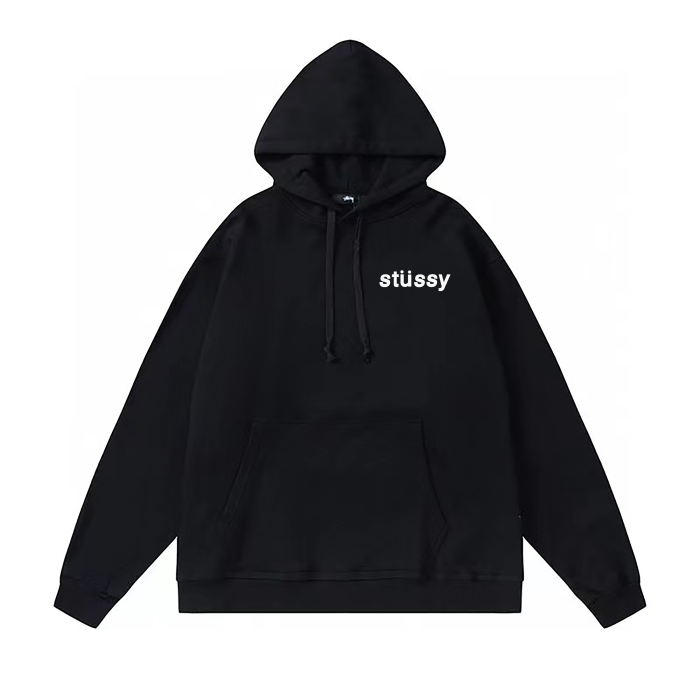 STUSSY POPSICLE PRINT HOODIE BLACK
