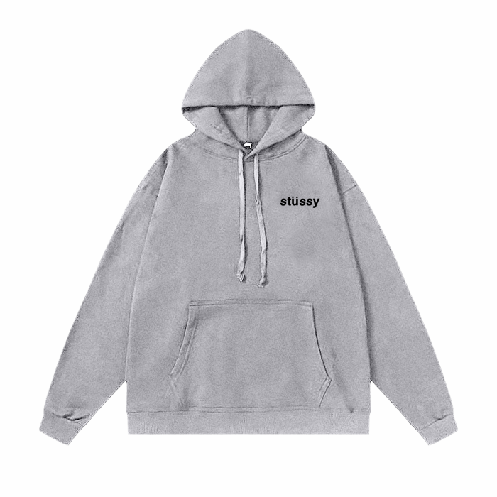STUSSY POPSICLE PRINT HOODIE GREY