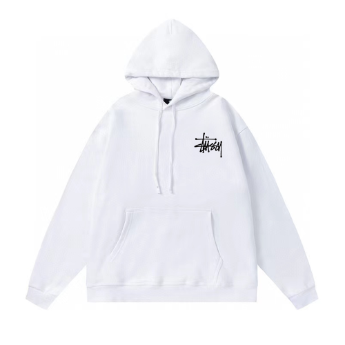 STUSSY PEGASUS PRINT HOODIE WHITE