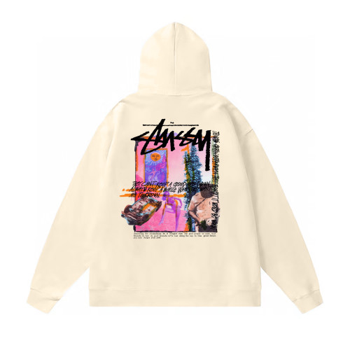 STUSSY DAYDREAM PRINT HOODIE CREAM