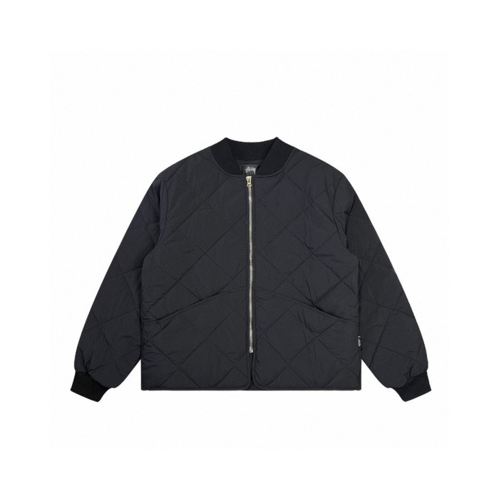 STUSSY DICE PRINT JACKET BLACK