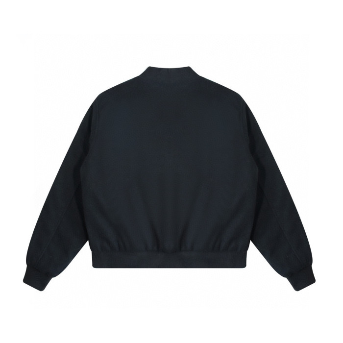 STUSSY DOUBLE S PRINT JACKET BLACK