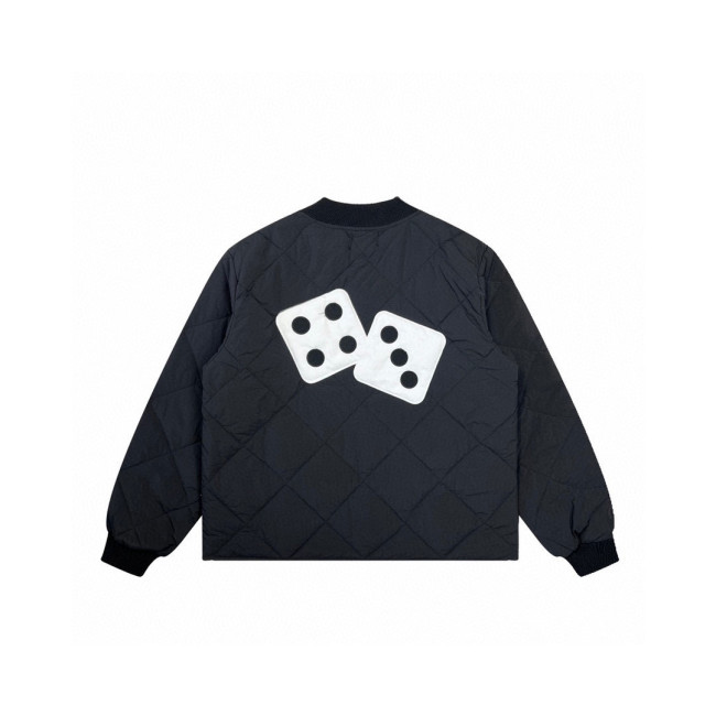 STUSSY DICE PRINT JACKET BLACK