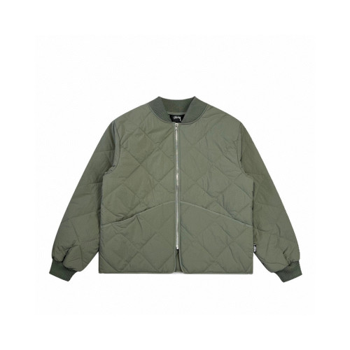 STUSSY DICE PRINT JACKET GREEN