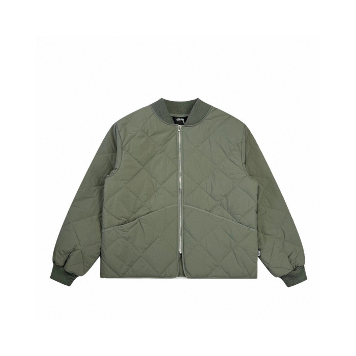 STUSSY DICE PRINT JACKET GREEN