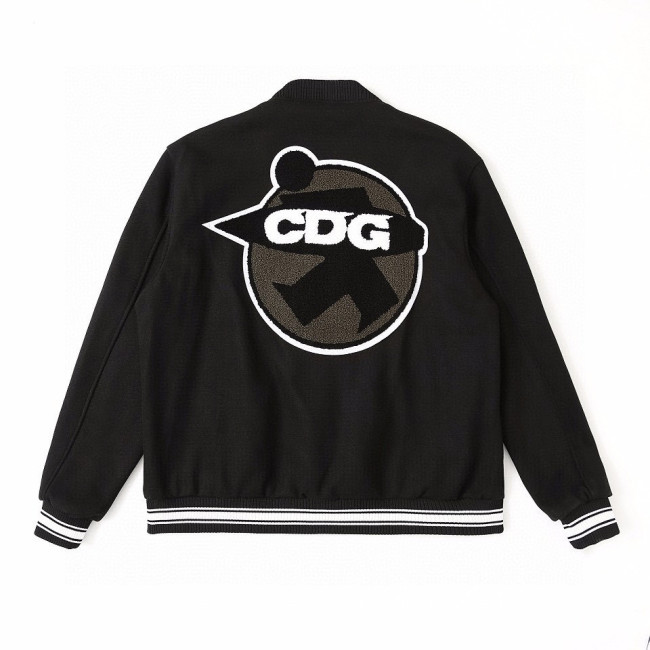 STUSSY ×CDG JACKET BLACK