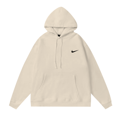 STUSSY ×NIKE HOODIE CREAM