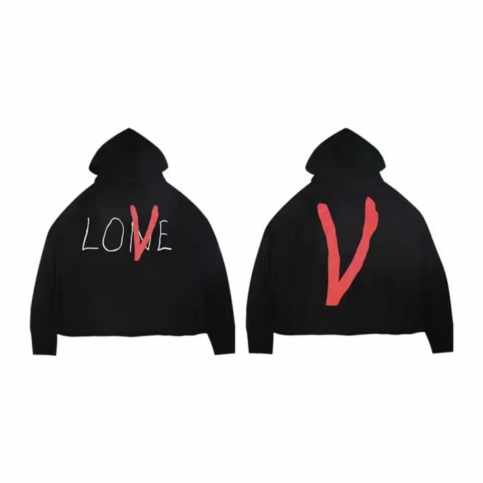 VLONE Valentine's Day Hoodie Black