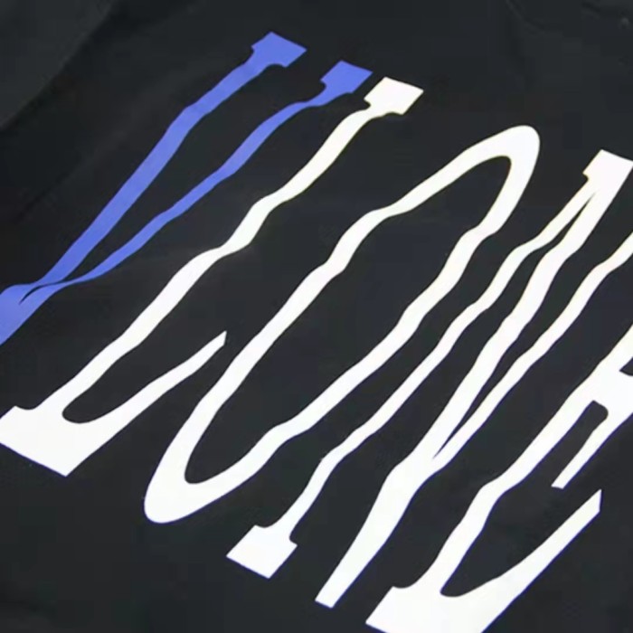 VLONE Logo Print Hoodie Black/Blue