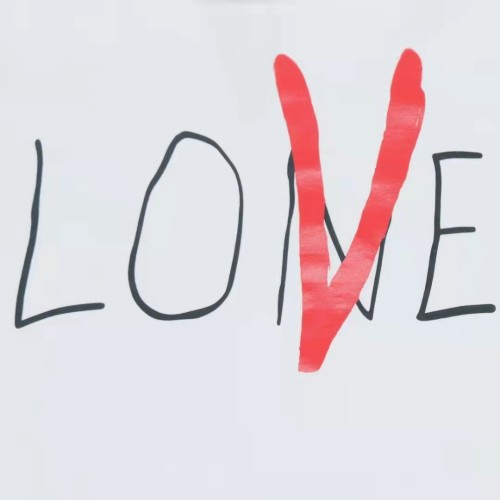 VLONE Valentine's Day Hoodie White