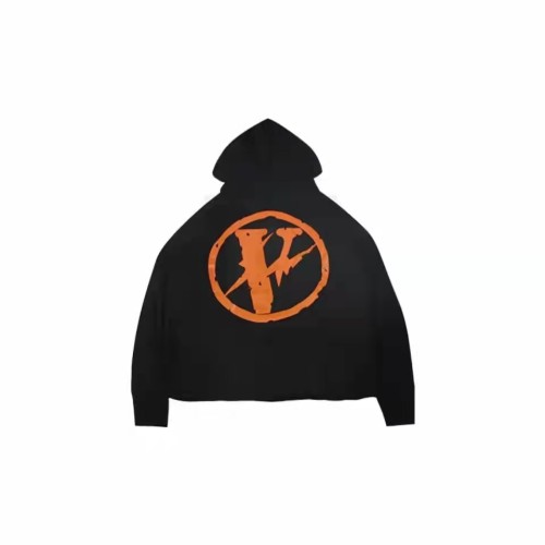 VLONE Logo Print Hoodie Orange/Black