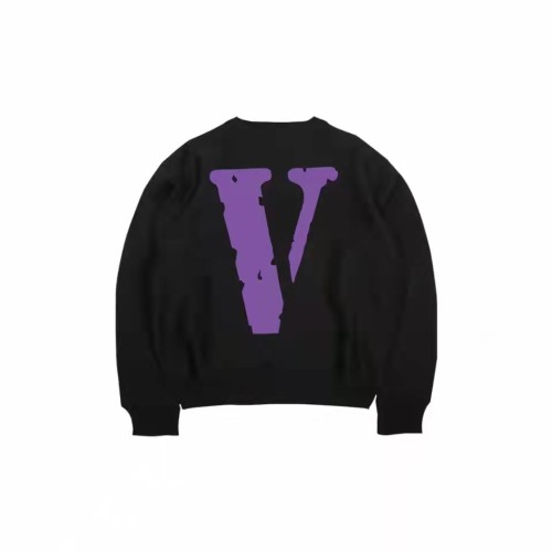 VLONE Logo Print Hoodie Black/Purple