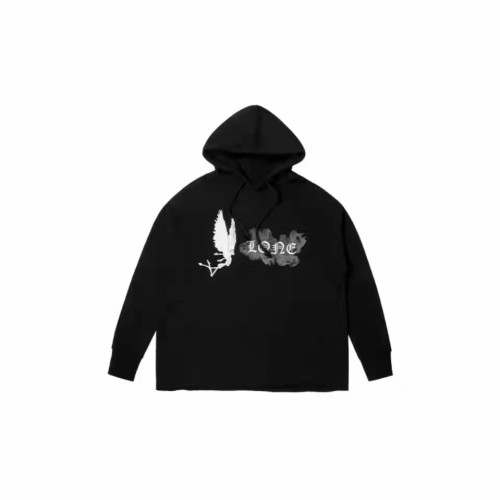 VLONE Smoke Angel Print Hoodie White/Black