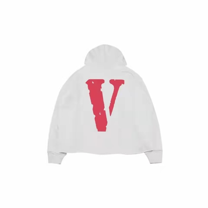 VLONE Logo Print Hoodie Red/White