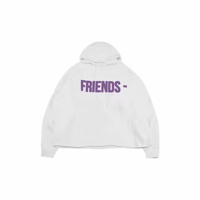 VLONE Logo Print Hoodie Purple/White