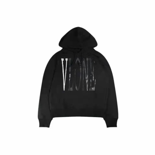 VLONE Logo Print Hoodie Black