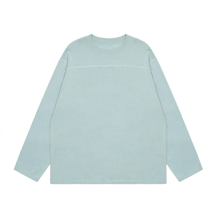 STUSSY FOOTBALL SWEATER LIGHT BLUE