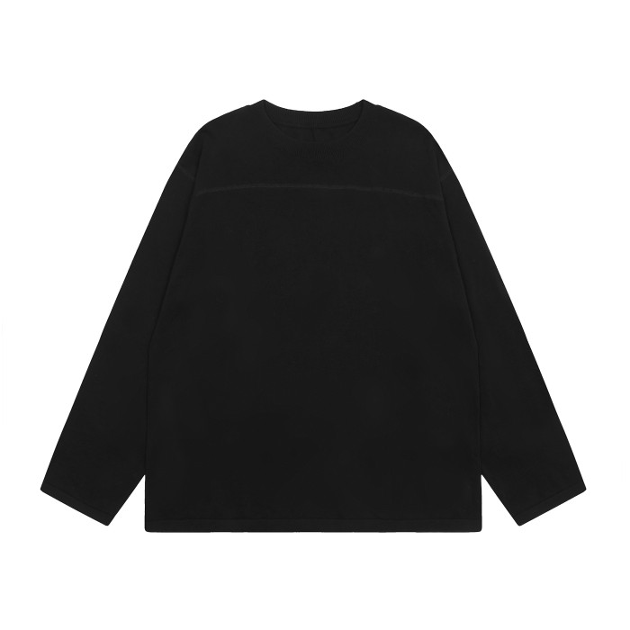 STUSSY FOOTBALL SWEATER BLACK