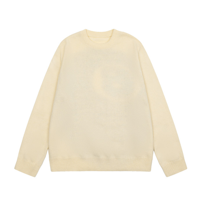 STUSSY BALL PRINT SWEATER CREAM