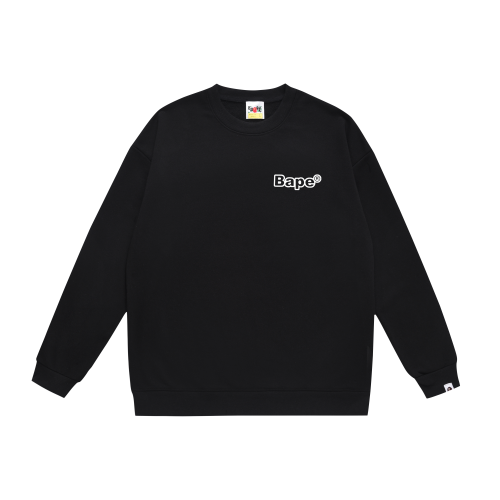 A Bathing Ape Graffiti Logo Print Hoodie Black