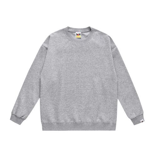 A Bathing Ape World Gone Mad Print Hoodie Grey