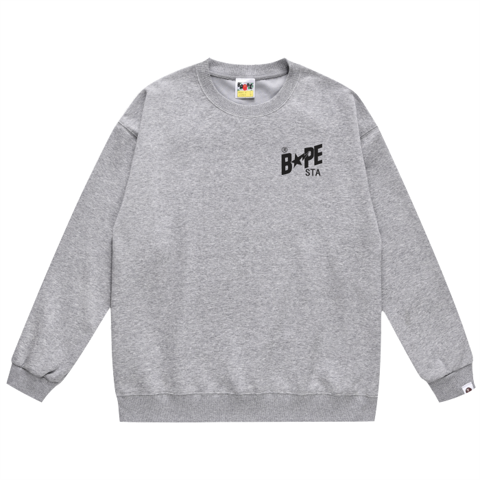 A Bathing Ape Shoes Print Hoodie Grey