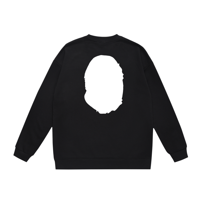 A Bathing Ape Big Logo Print Hoodie Black