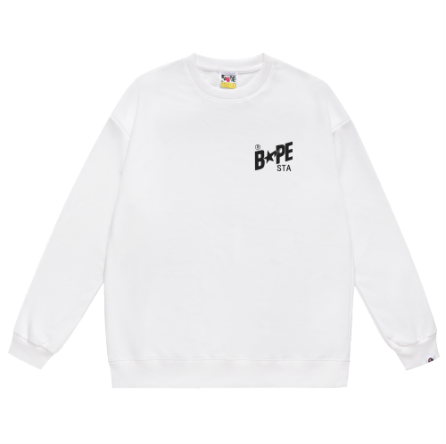 A Bathing Ape Shoes Print Hoodie White