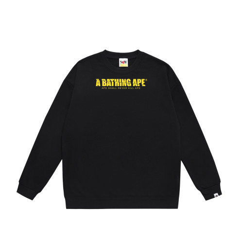 A Bathing Ape Mount Fuji Print Hoodie Black