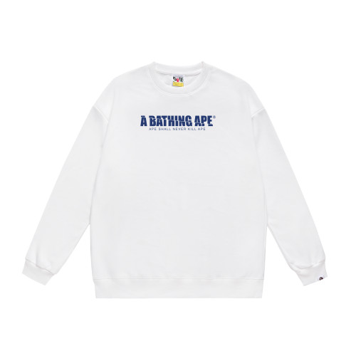 A Bathing Ape Mount Fuji Print Hoodie White