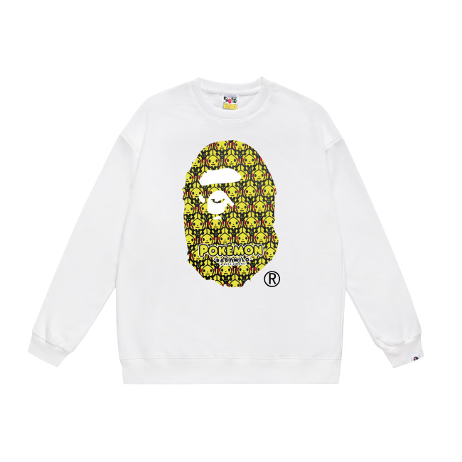 A Bathing Ape Pokemon Print Hoodie White