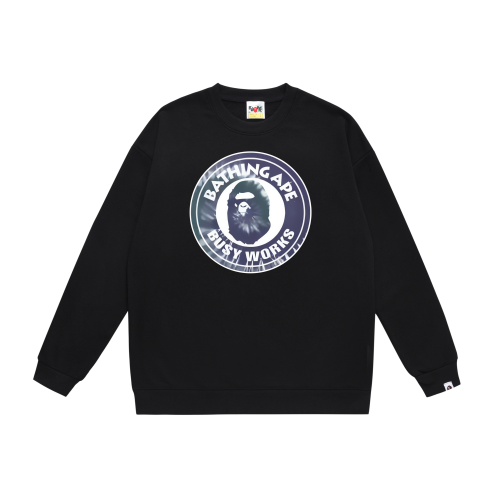 A Bathing Ape Busy Works Print Hoodie Black