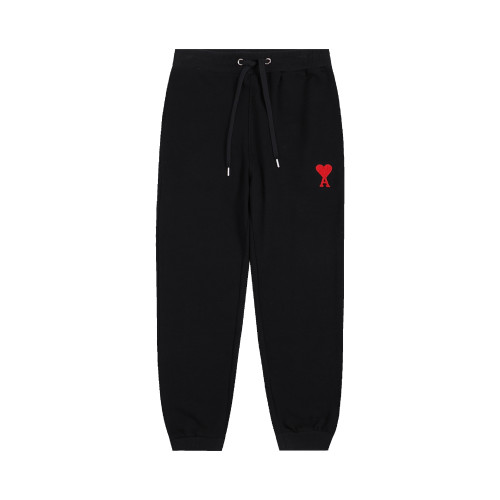 AMI Classic Logo Trousers Black