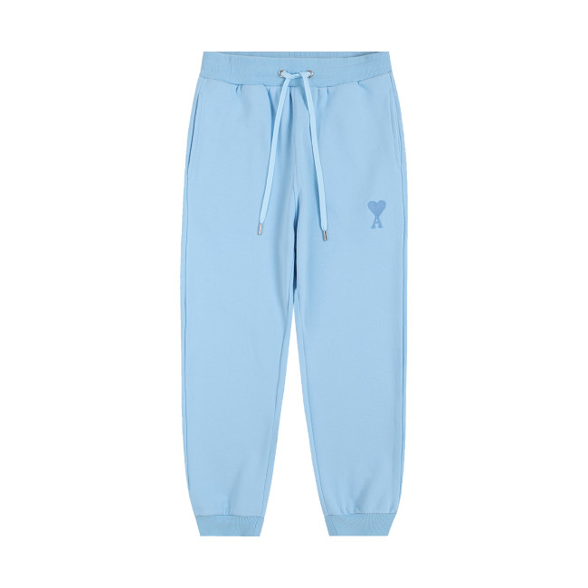 AMI Classic Logo Trousers Blue