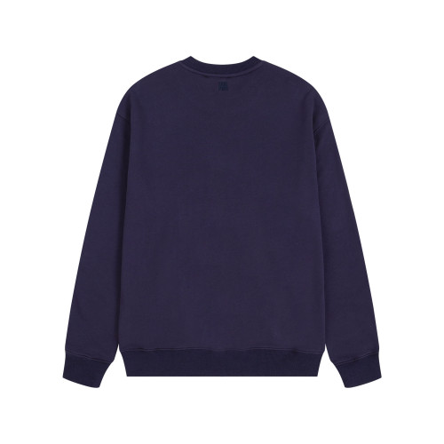 AMI Paris Retro Hoodie Navy