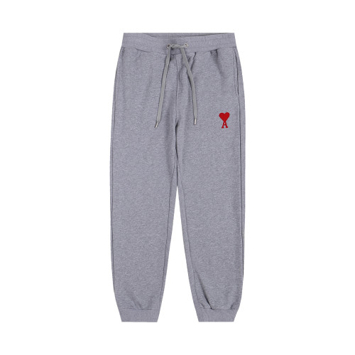 AMI Classic Logo Trousers Grey