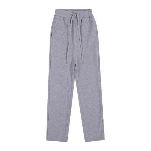 AMI Solid Color Trousers Grey