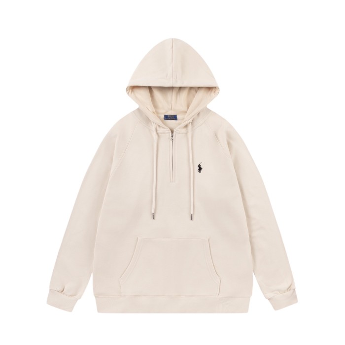 Ralph Lauren hooded sweater cream