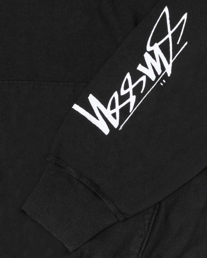 SWEAT À CAPUCHE TEINT À PIGMENTS EMPILÉS