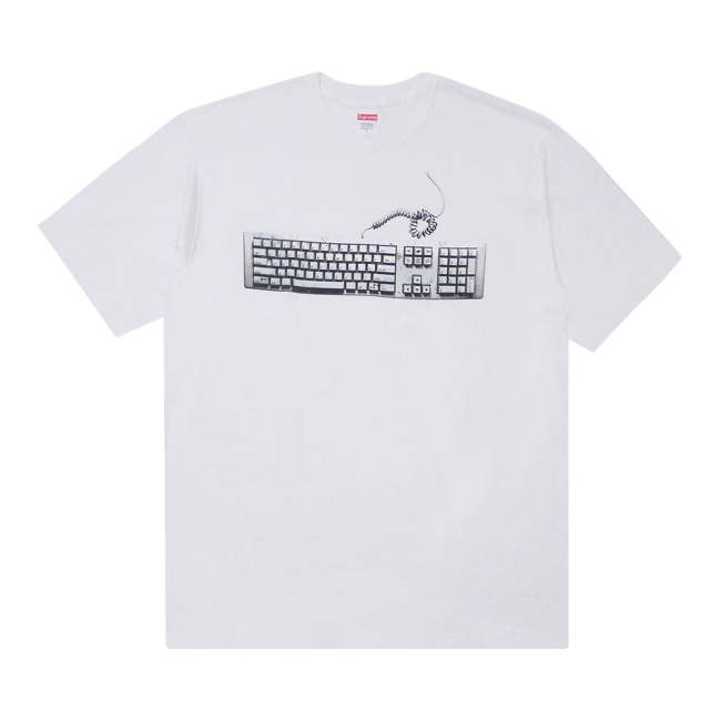 Supreme Keyboard Tee White