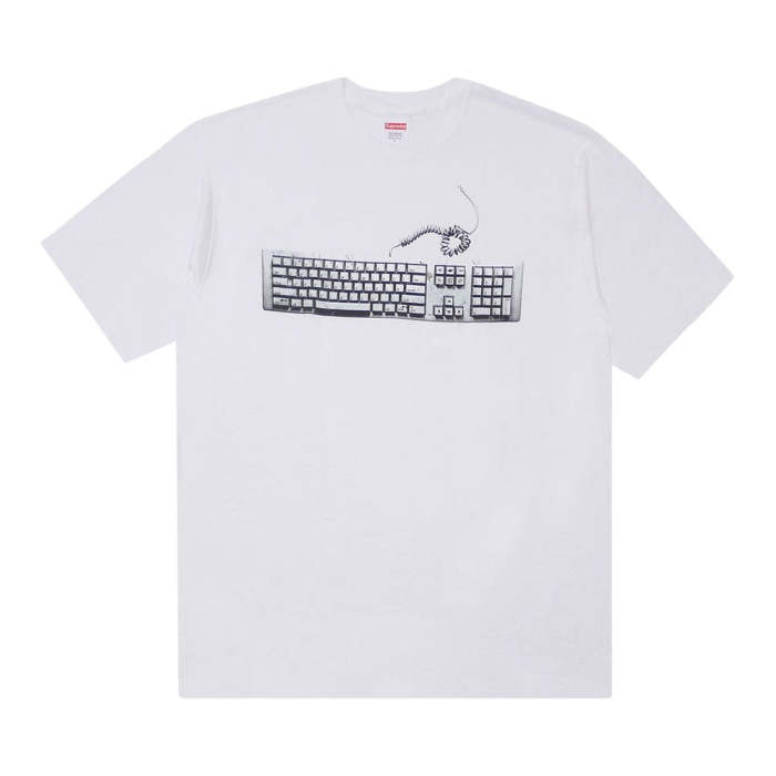 Supreme Keyboard Tee White
