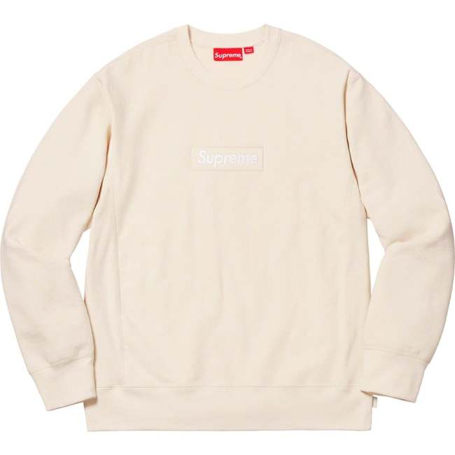 Supreme Box Logo Crewneck Natural