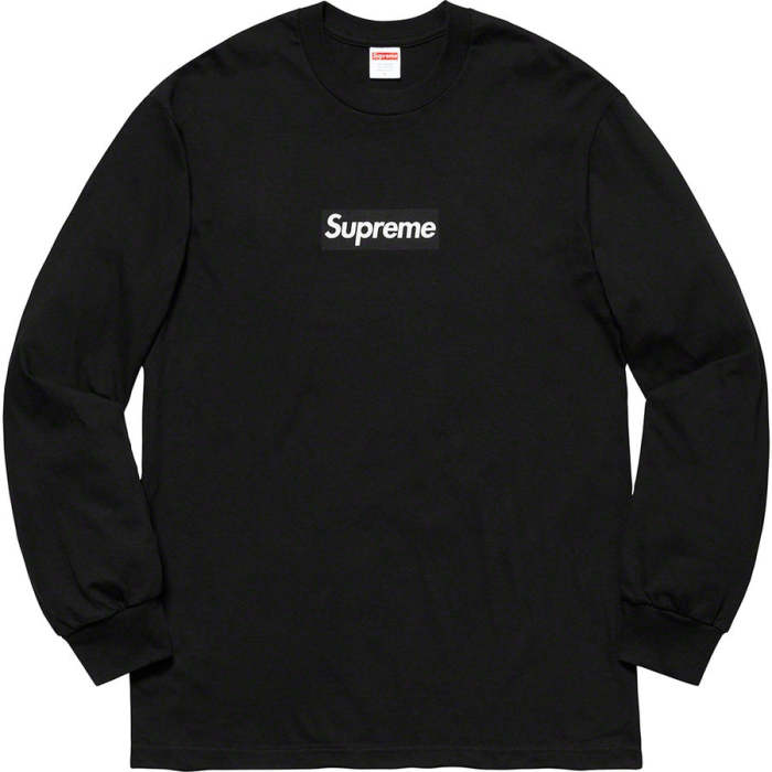 Supreme Box Logo L/S Tee Black