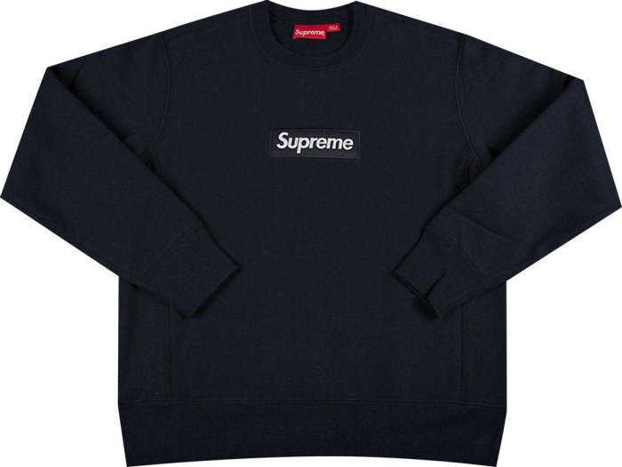 Supreme Box Logo Crewneck Navy