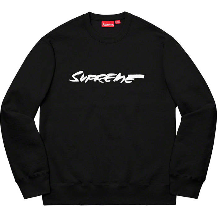 Supreme Futura Logo Crewneck Black