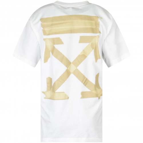 Off-White White Tape Arrow Print T-Shirt