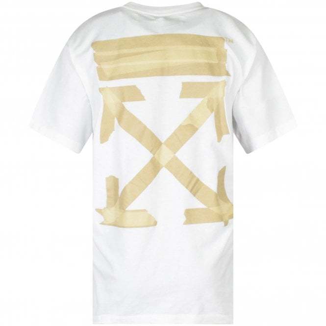 Off-White White Tape Arrow Print T-Shirt